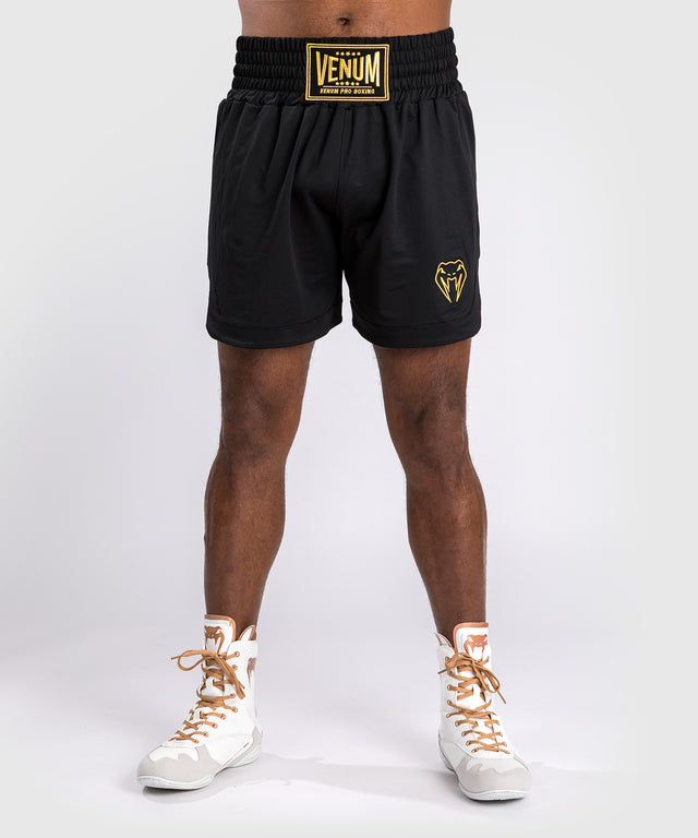 Shorts de boxe Venum Classic – Noir/Or