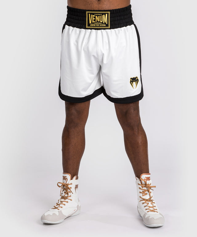 Calções de boxe Venum Classic – Branco/Preto