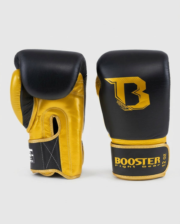 Luvas de boxe Booster Rapid Strike – Preto/Ouro