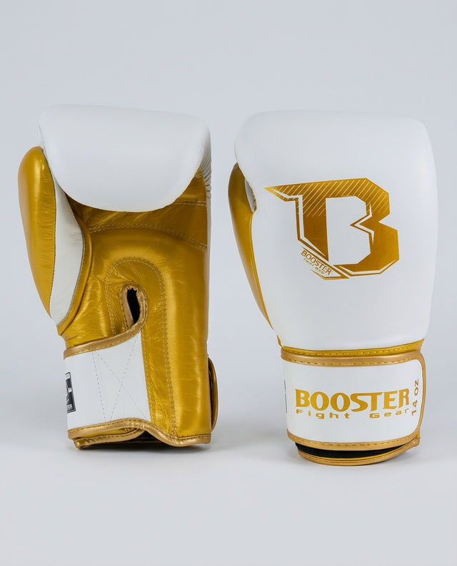 Gants de boxe Booster Rapid Strike – Blanc/Or