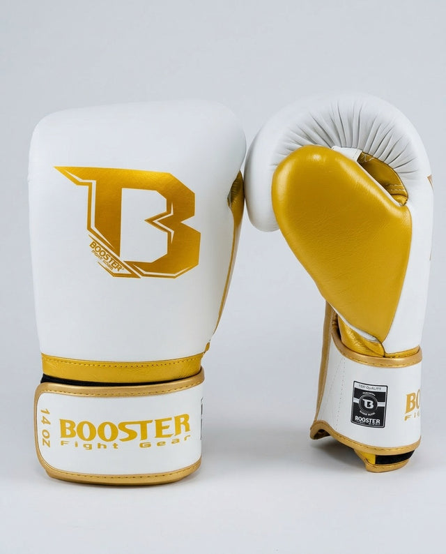 Gants de boxe Booster Rapid Strike – Blanc/Or