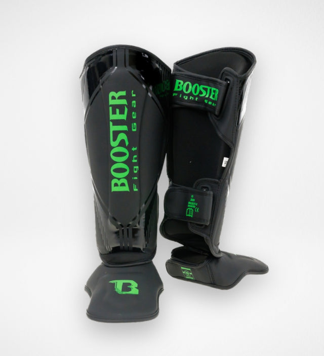 Protège-tibias Booster Bangkok – Noir/Vert
