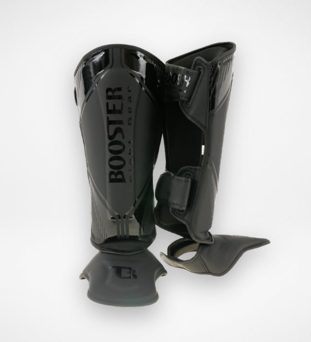 Espinilleras Booster Bangkok – Negro/Negro