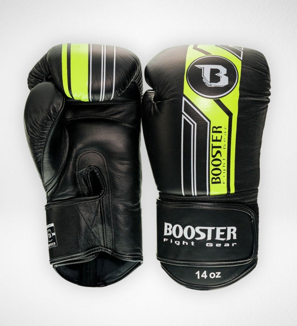 Gants de boxe Booster V9 – Noir/Jaune