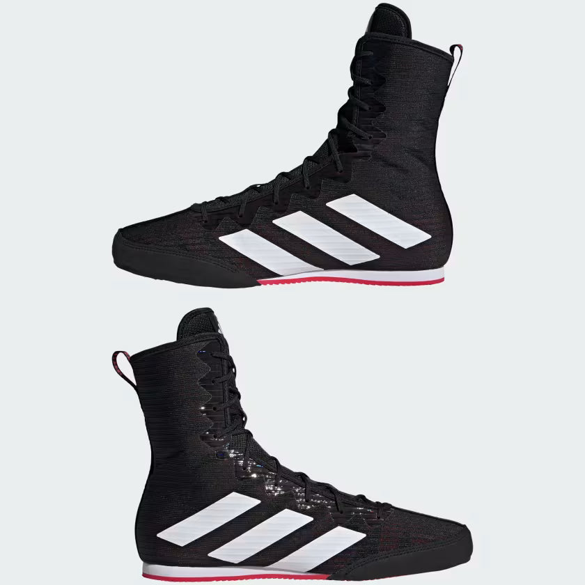 Adidas Boksesko Box Hog 4 - Sort/Hvid/Rød