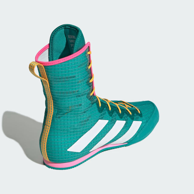 Chaussures de boxe Adidas Box Hog 4 – Vert/Orange/Rose