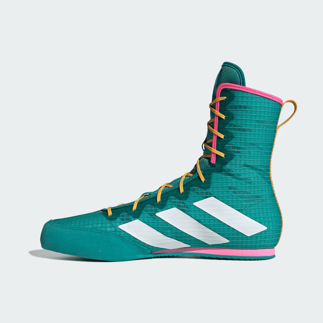 Chaussures de boxe Adidas Box Hog 4 – Vert/Orange/Rose