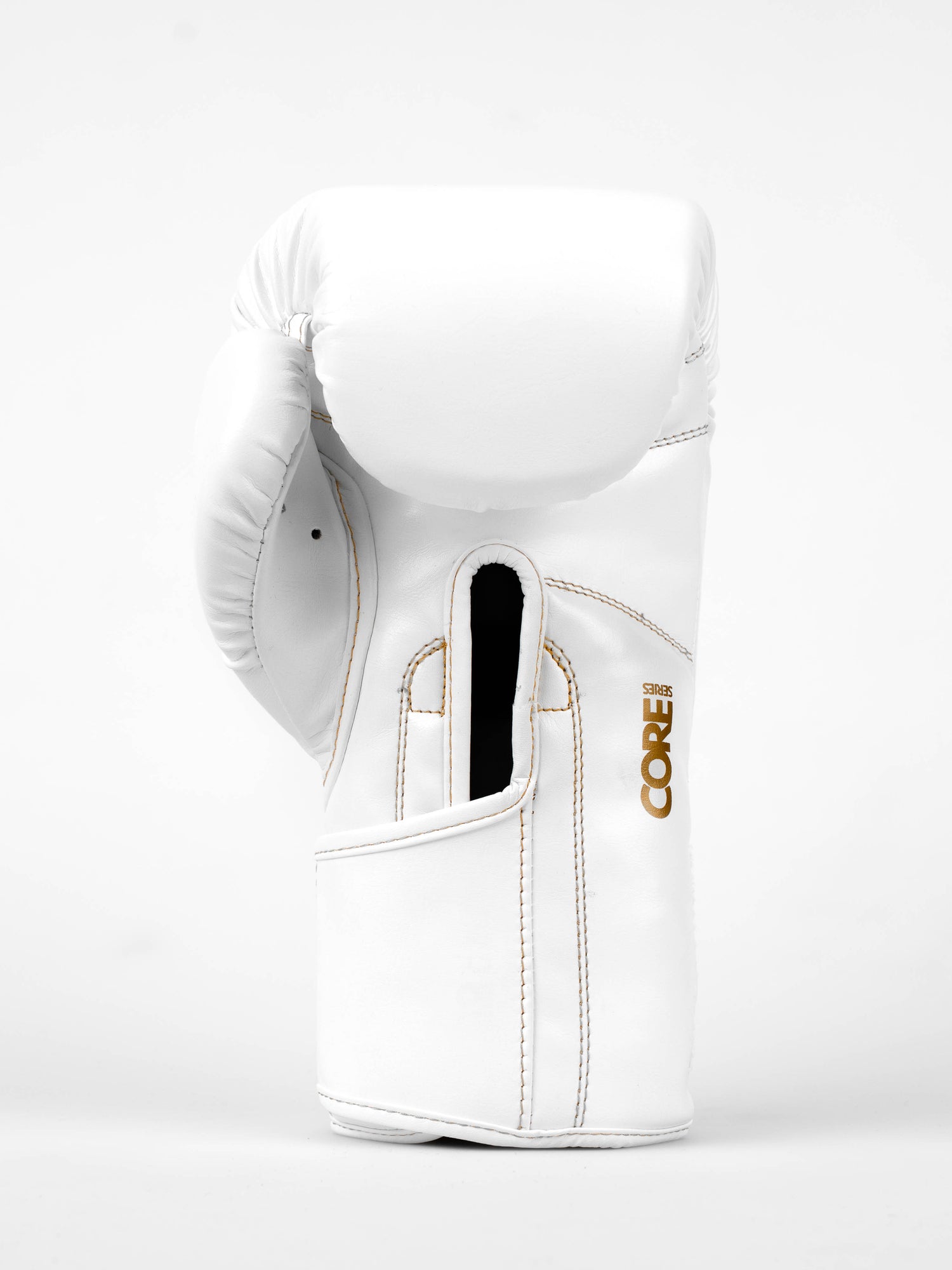 Luvas de boxe Caged Core – Branco/Ouro