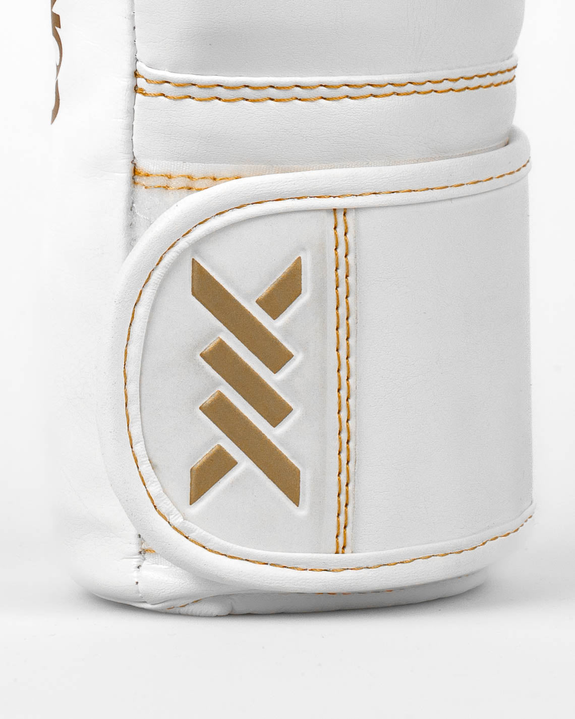 Luvas de boxe Caged Core – Branco/Ouro
