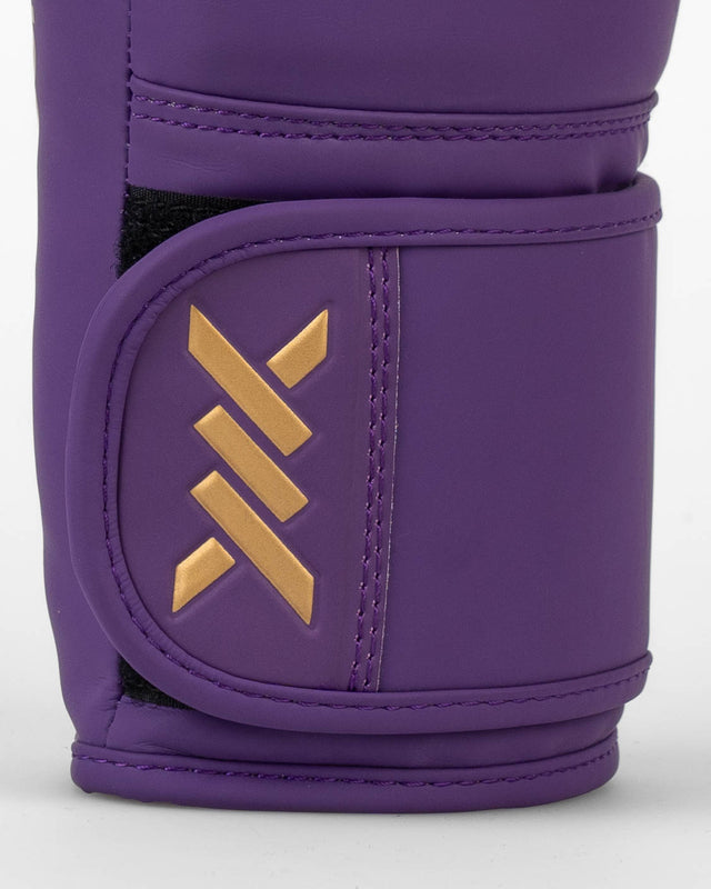 Gants de boxe Caged Core – Violet/Or