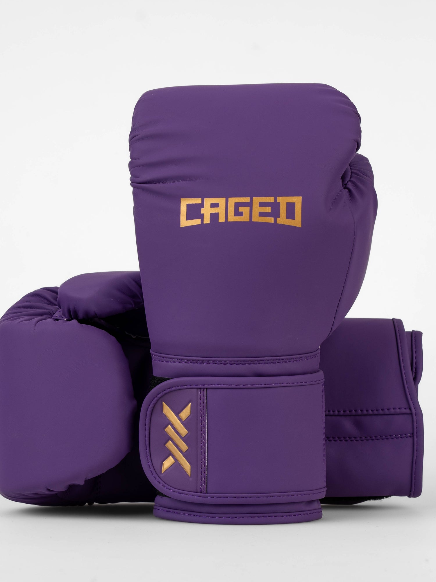 Gants de boxe Caged Core – Violet/Or