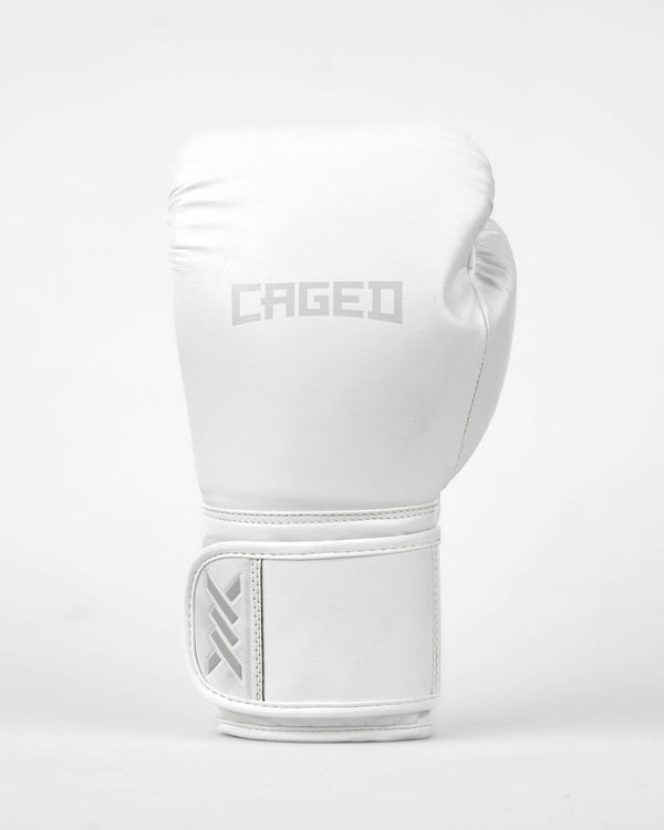 Gants de boxe Caged Core – Blanc/Blanc