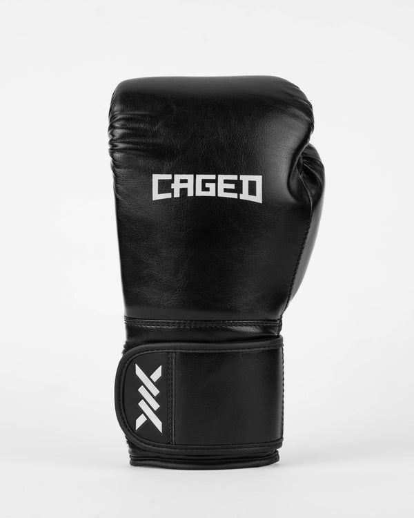 Gants de boxe Caged Core – Noir/Blanc