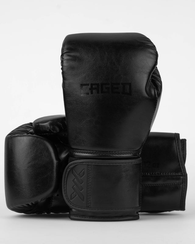 Gants de boxe Caged Core – Noir/Noir