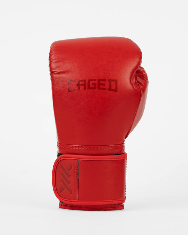 Gants de boxe Caged Core – Rouge/Rouge