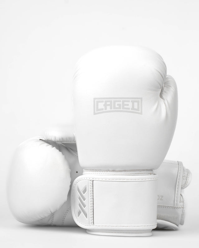Caged Boxningshandskar Shadow – Vit/Vit