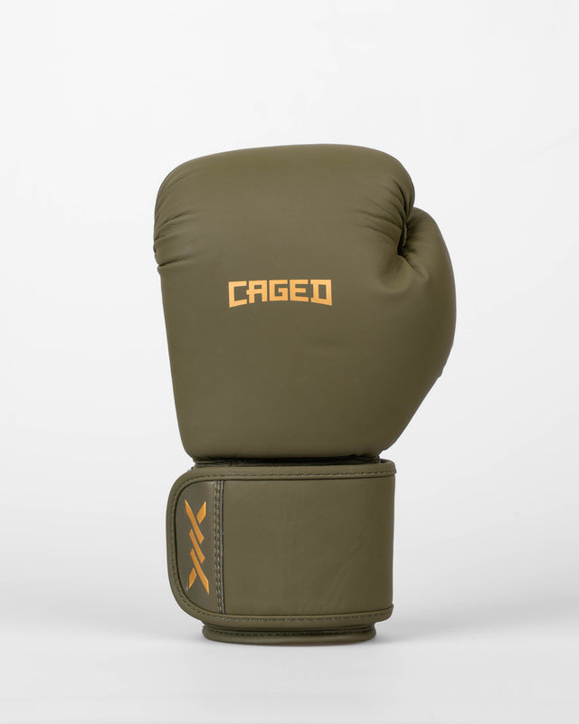 Guantoni da boxe Caged Spark Bambini – Cachi/Oro