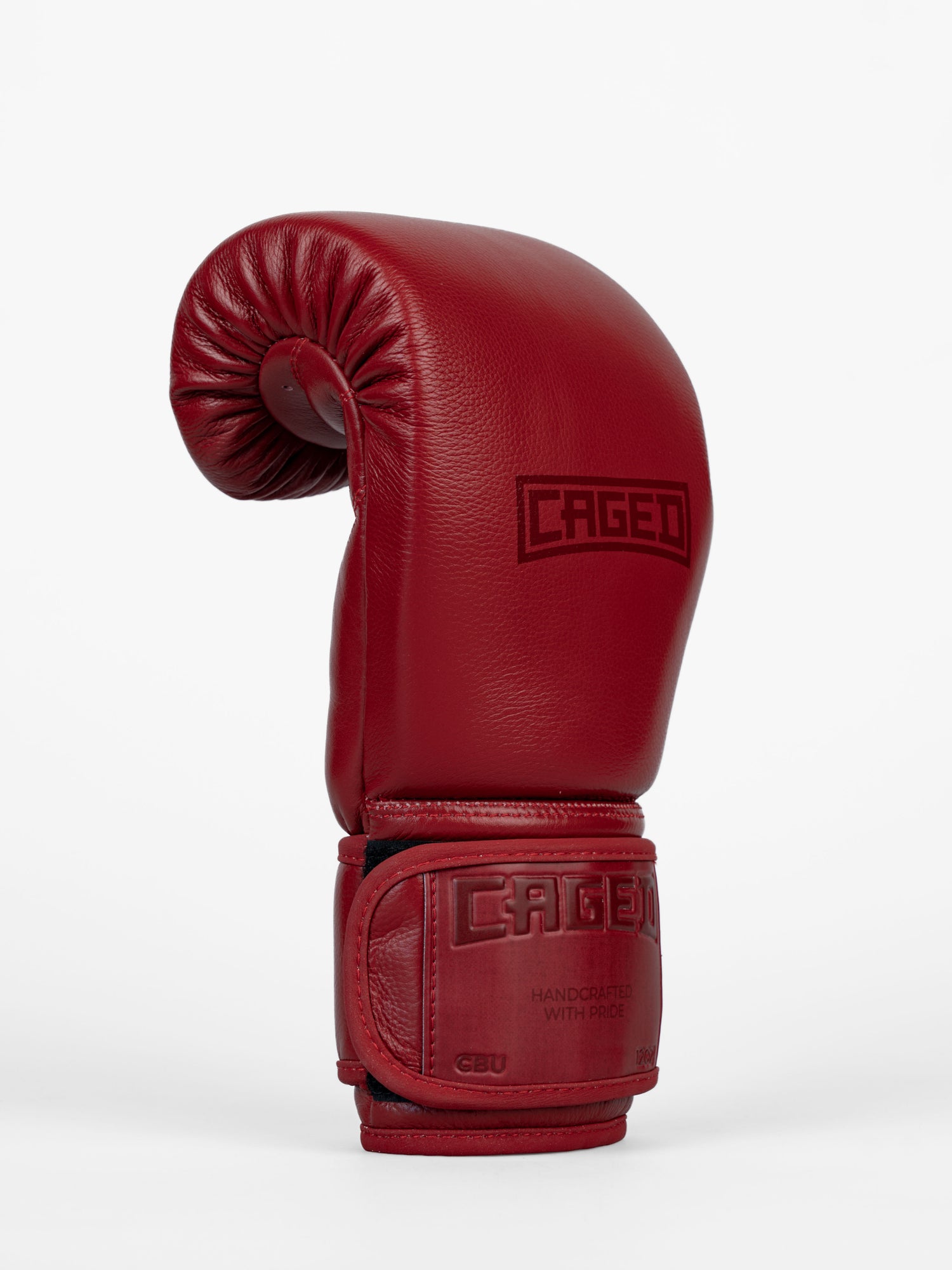 Caged Boxhandschuhe 'X' Series – Bordeaux Rot