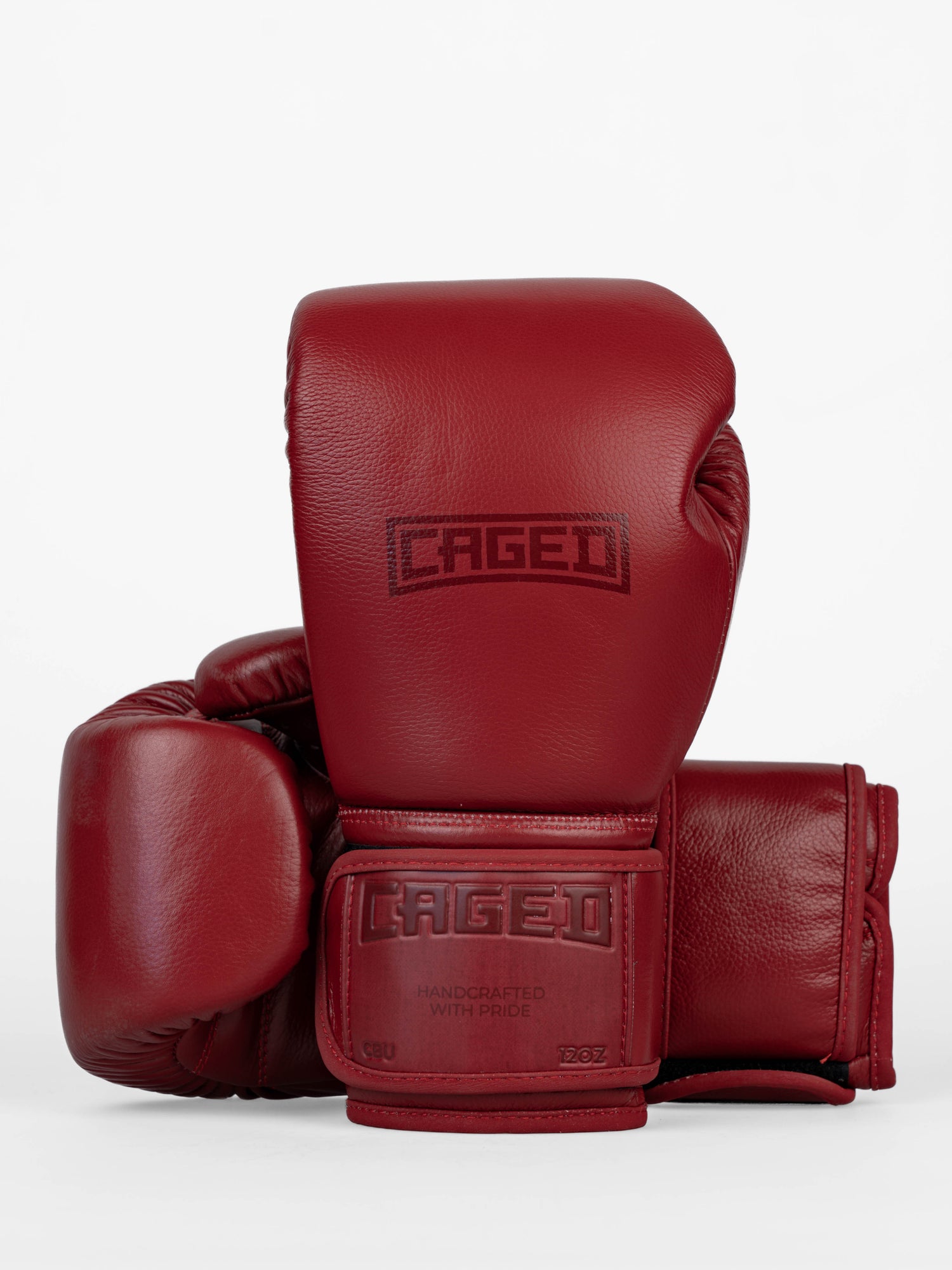 Caged Boxhandschuhe 'X' Series – Bordeaux Rot