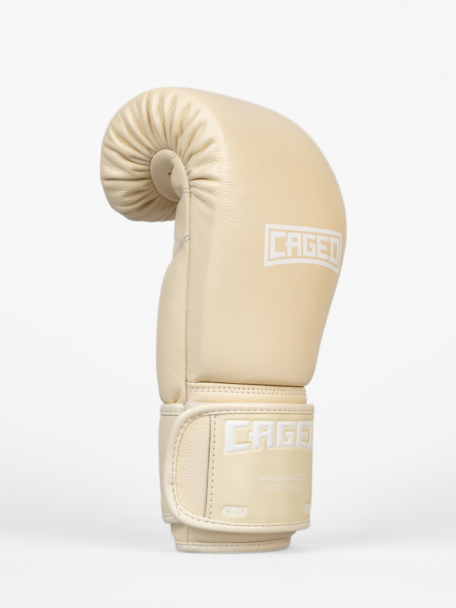 Boxerské rukavice Caged 'X' Series – Krémově bílé