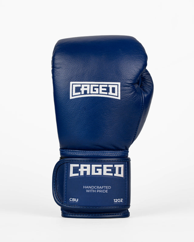 Caged Boxningshandskar 'X' Series – Navy Blå/Vit