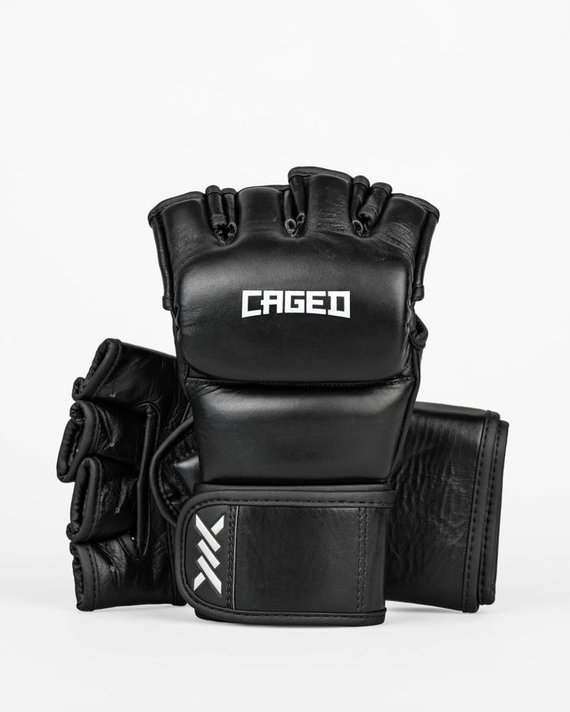 Caged MMA-handsker 'X' Series - Sort/Hvid