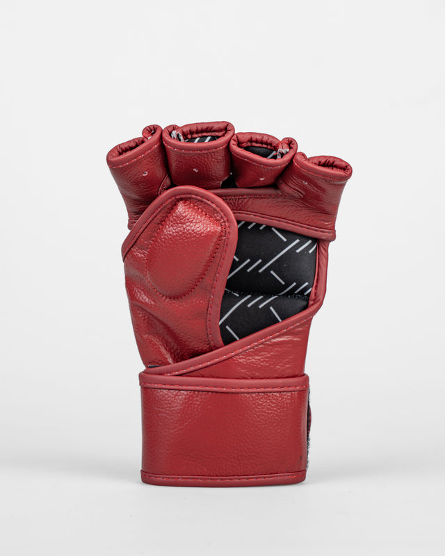 Caged MMA-Handschuhe 'X' Series – Bordeaux Rot