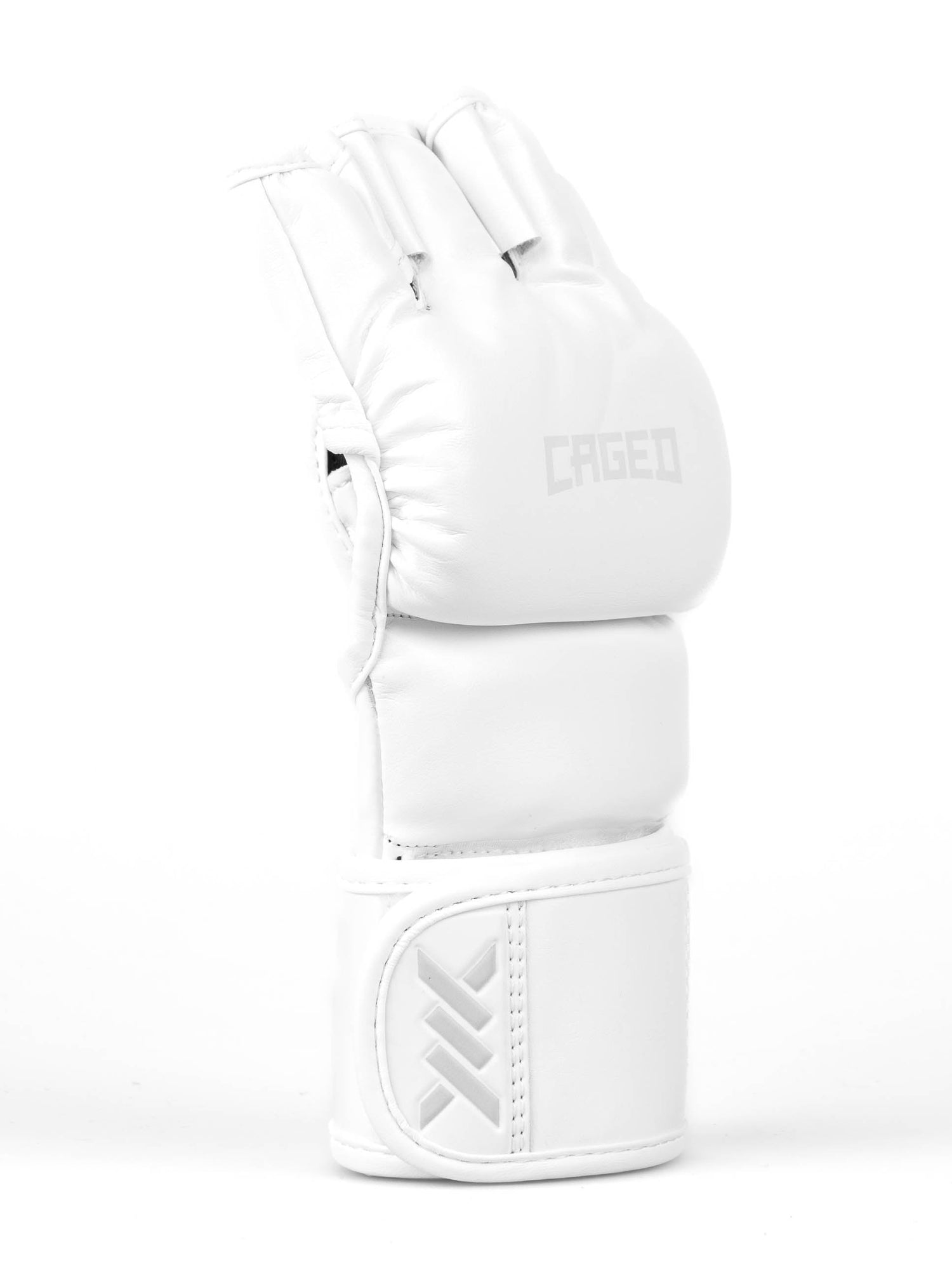 Mănuși MMA Caged Shadow – Alb/Alb