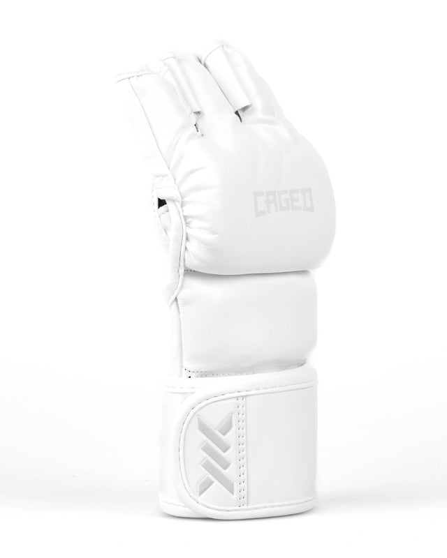 Mănuși MMA Caged Shadow – Alb/Alb