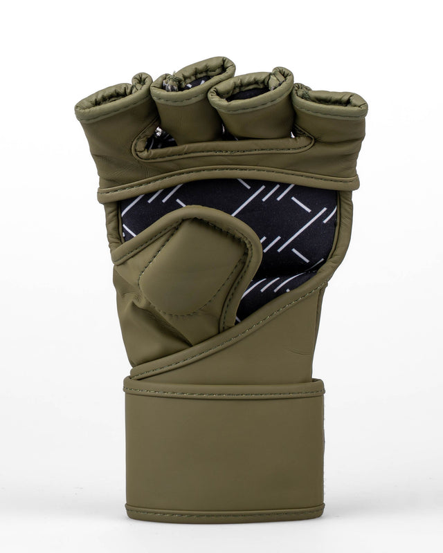 Caged MMA-Handschuhe Shadow – Khaki Grün/Gold
