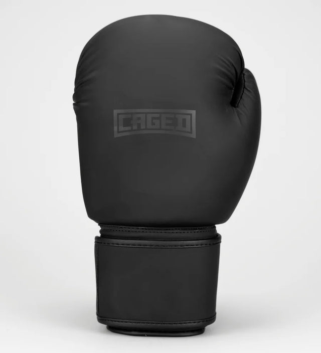 Conjunto Caged Shadow – Luvas de boxe + Caneleiras