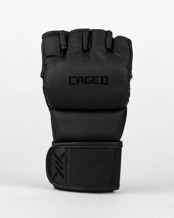 Caged MMA-Handschuhe Shadow – Matt Schwarz