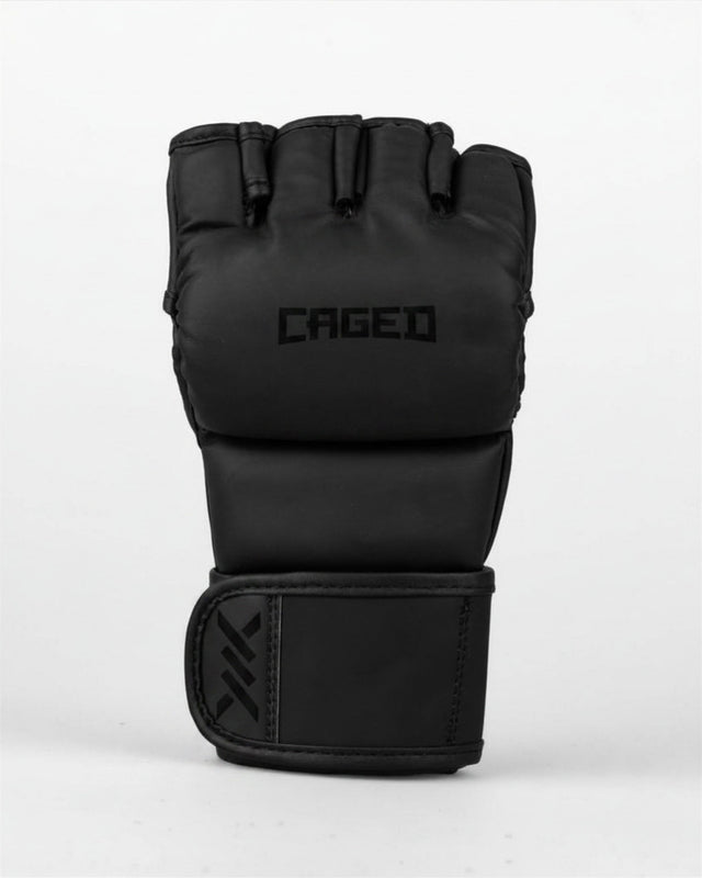 Caged MMA-handskar Shadow – Mat Svart