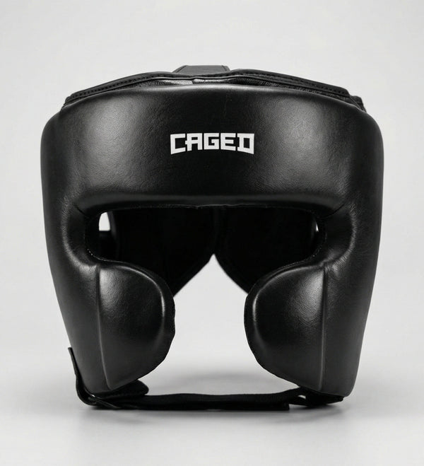 Casco de boxeo Caged 'X' Series – Negro