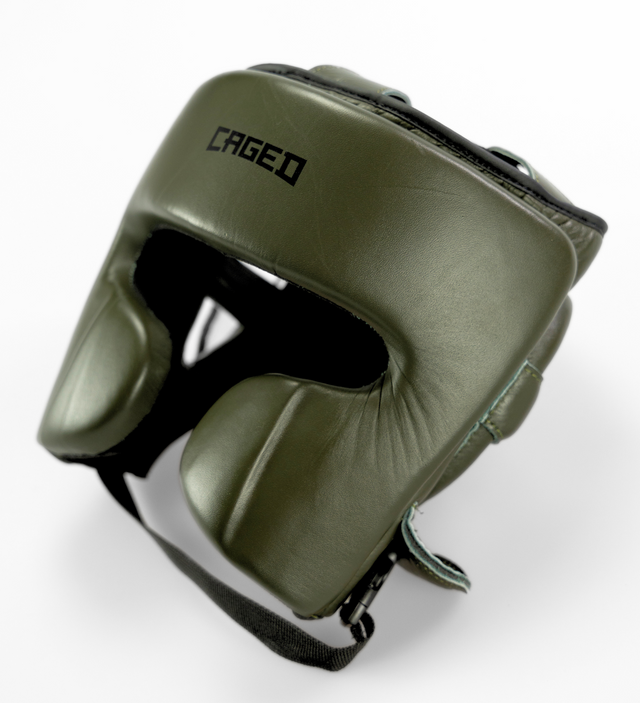 Casco da boxe Caged 'X' Series – Cachi Verde