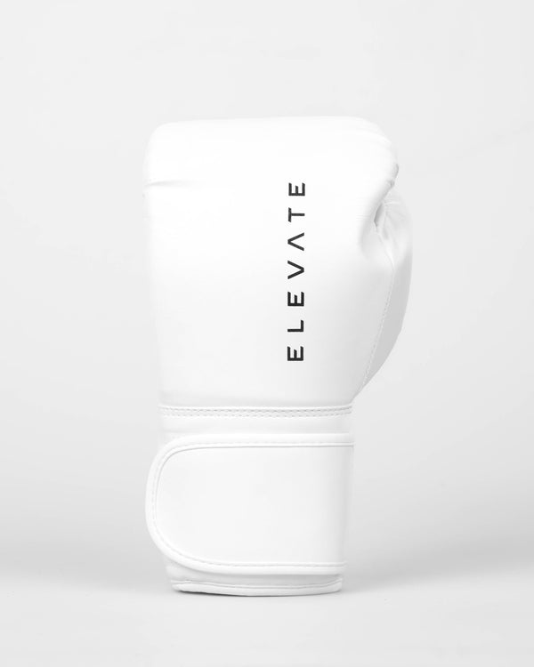 Boxerské rukavice Elevate Prime – Bílé/Černé
