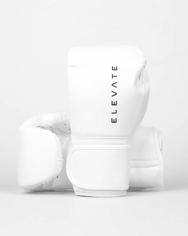 Boxerské rukavice Elevate Prime – Bílé/Černé