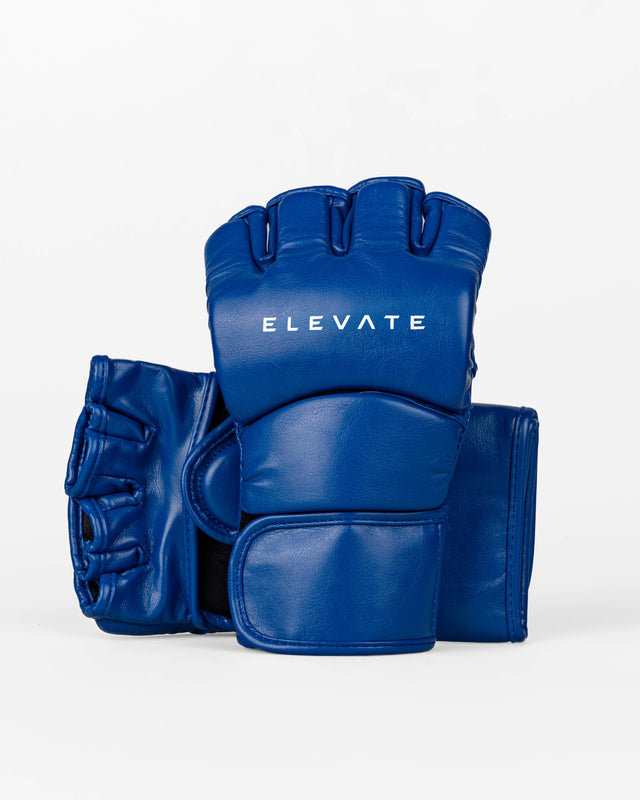 Gants de MMA Elevate Prime – Bleu/Blanc