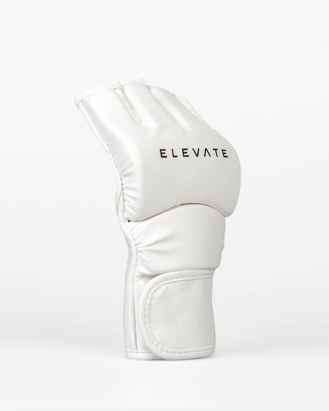 Gants de MMA Elevate Prime – Blanc/Noir
