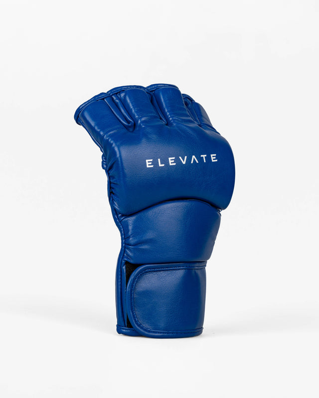 Gants de MMA Elevate Prime – Bleu/Blanc