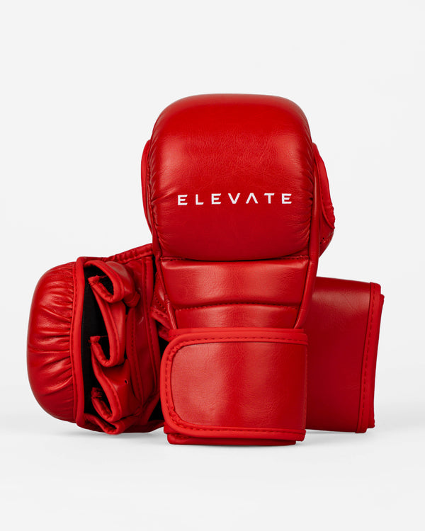 Luvas de sparring MMA Elevate Prime – Vermelho/Branco