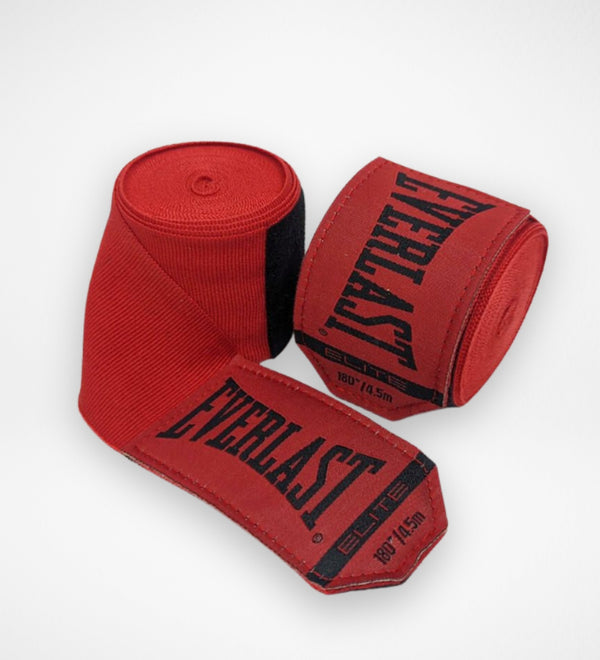Boxerské bandáže Everlast Elite – Červené