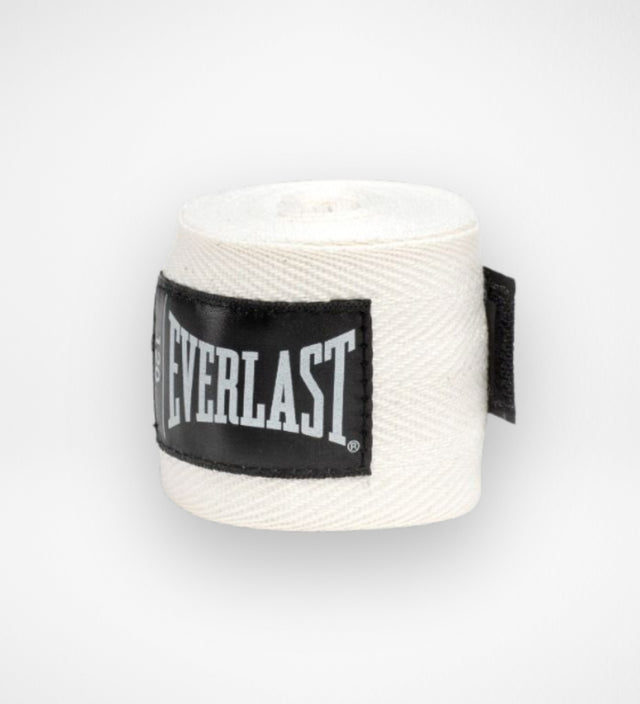 Boxerské bandáže Everlast Core – Bílé