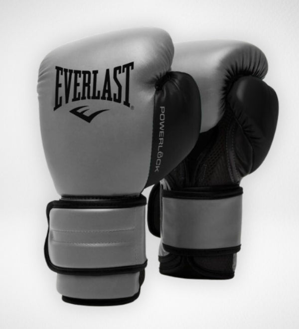 Everlast Boksehandsker Powerlock 2R – Grå/Sort