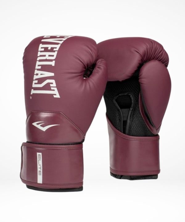 Everlast Boksehandsker Elite2 - Bordeaux Rød
