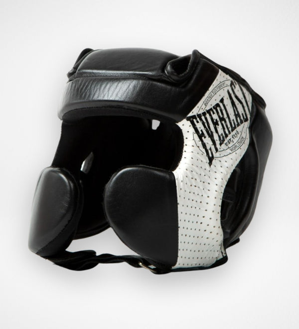 Capacete de boxe Everlast 1910 – Preto/Branco