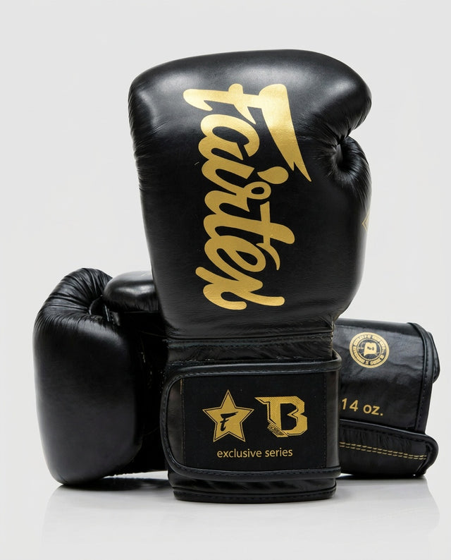 Fairtex Boksehandsker FXB V2 - Sort/Guld