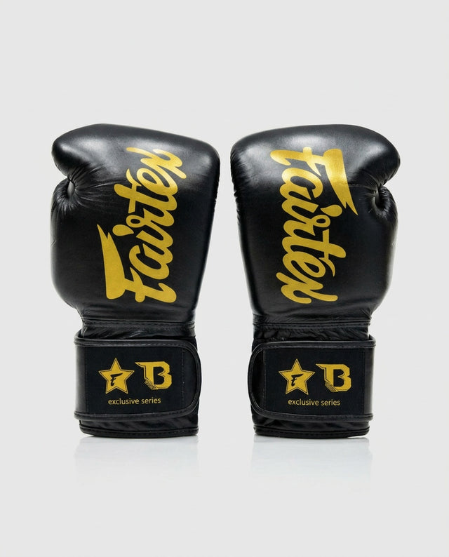 Fairtex Boksehandsker FXB V2 - Sort/Guld