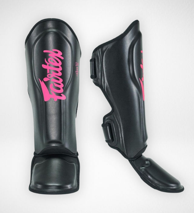 Tibiere Fairtex – Negru/Roz