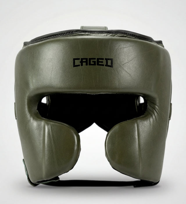 Casco da boxe Caged 'X' Series – Cachi Verde